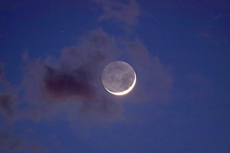 Erdlicht am Abend des 29. April 2025. (Bild: Thomas Baer)