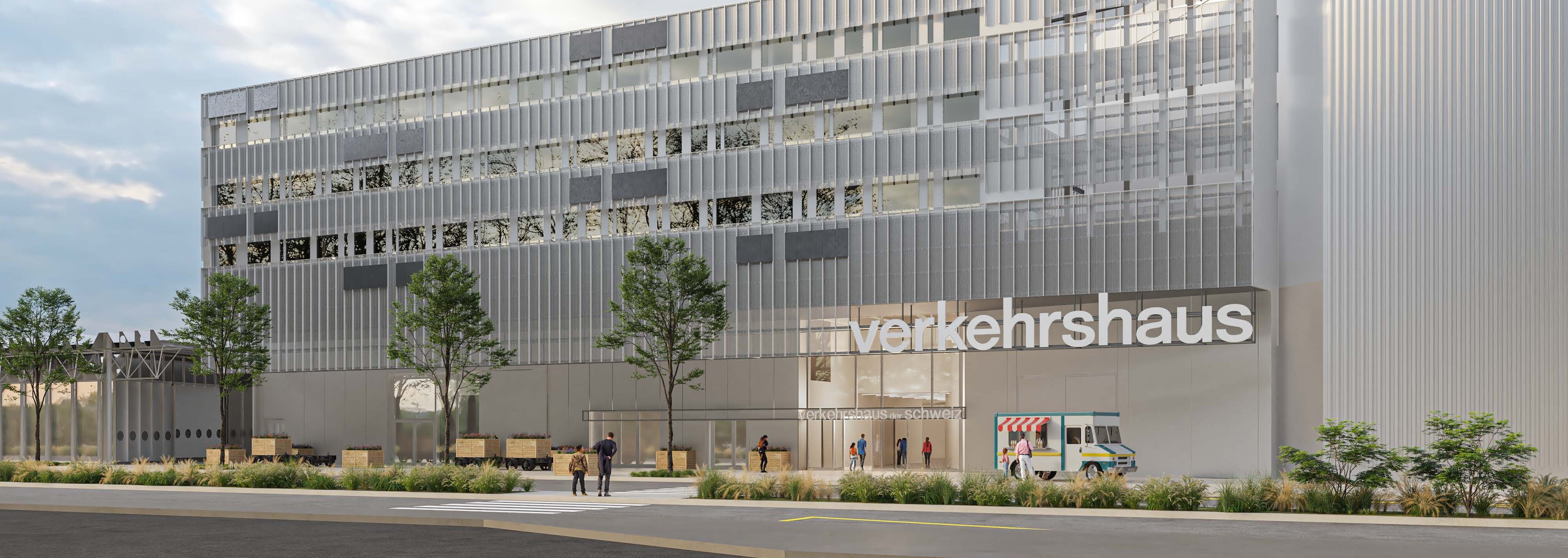 Visualisierung vom neuen Gebäude House of Energy im Verkehrshaus.