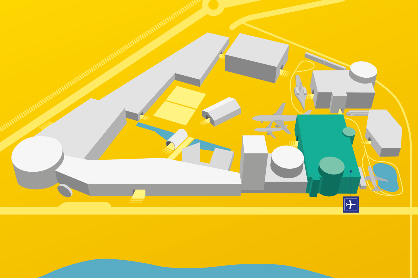 Location Aviation and Space Travel Hall