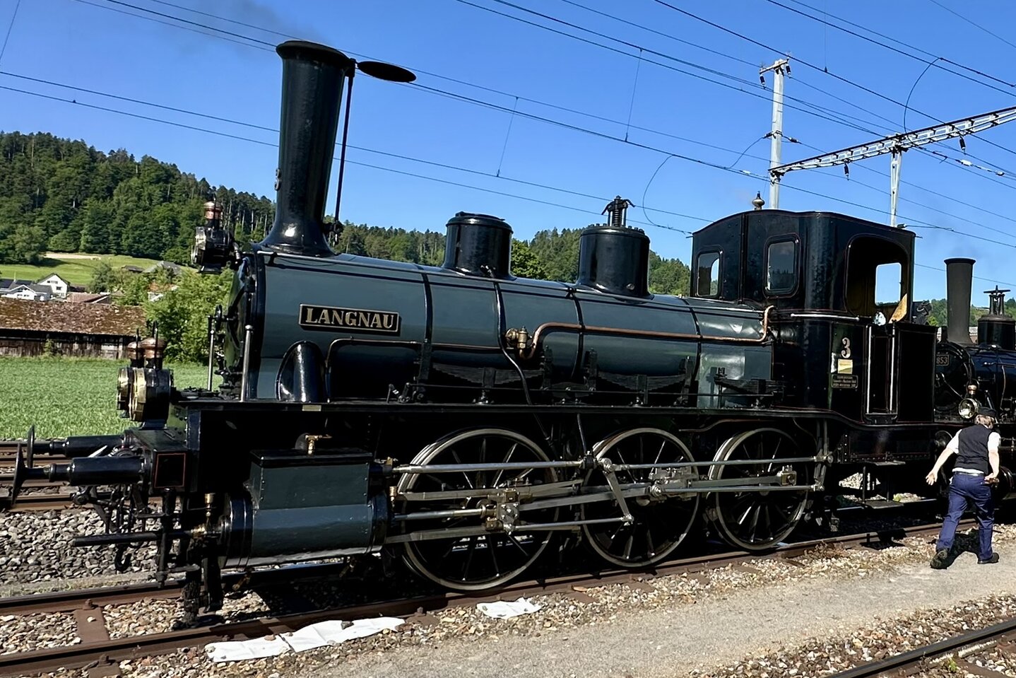 Führerstandsfahrten mit der Dampflok LANGNAU (Sa & So)