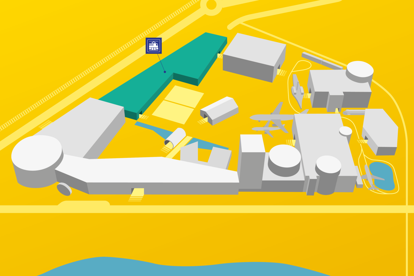 Lage Halle Schienenverkehr