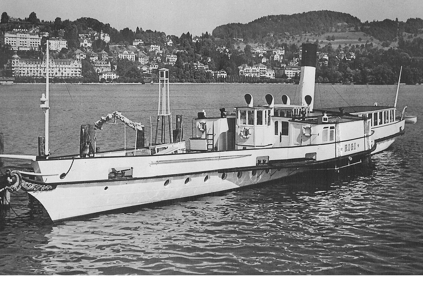 1935: Das DS Rigi als Salondampfer für Touristen