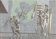 Hans Erni: Die neuen Ikarier, 1940, Tempera auf Papier, 68 x 98 cm, Hans Erni-Stiftung, Luzern
© Hans Erni-Stiftung, Luzern