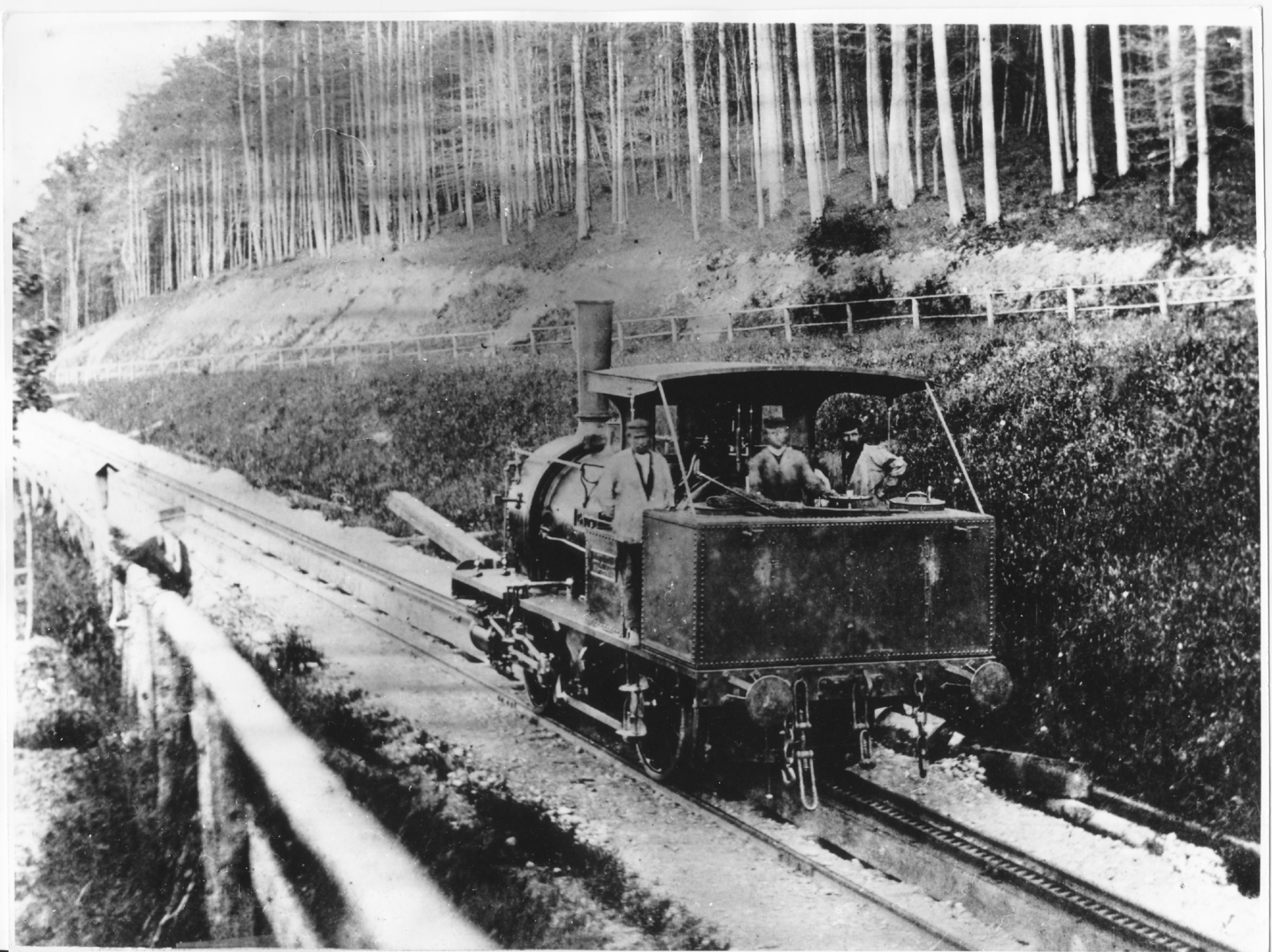 Der Gnom in Fahrt um 1880