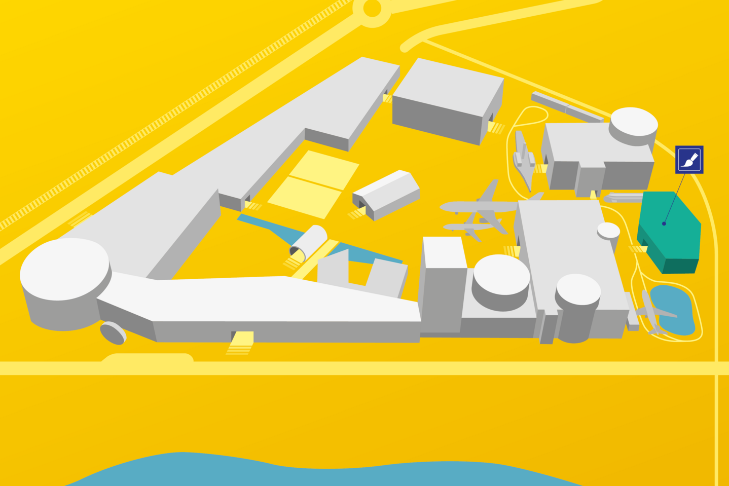 Location of the Hans Erni Museum