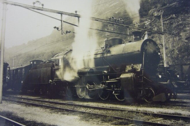 1926: Der Elefant auf der Gotthard Südrampe