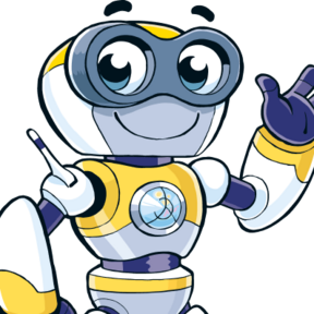 Comic herunterladen Roboter Maskottchen vom Verkehrshaus