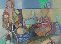 Serge Brignoni (1903-2002)
Métamorphose, 1974
Acryl auf Leinwand, 81.5 x 100 cm
Fondazione Matasci per l’Arte, Tenero
© Nachkommen des Künstlers
© Foto: Paola Matasci, Tenero