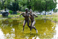 Hippomenes und Atalante (Bronze, 1998/99)