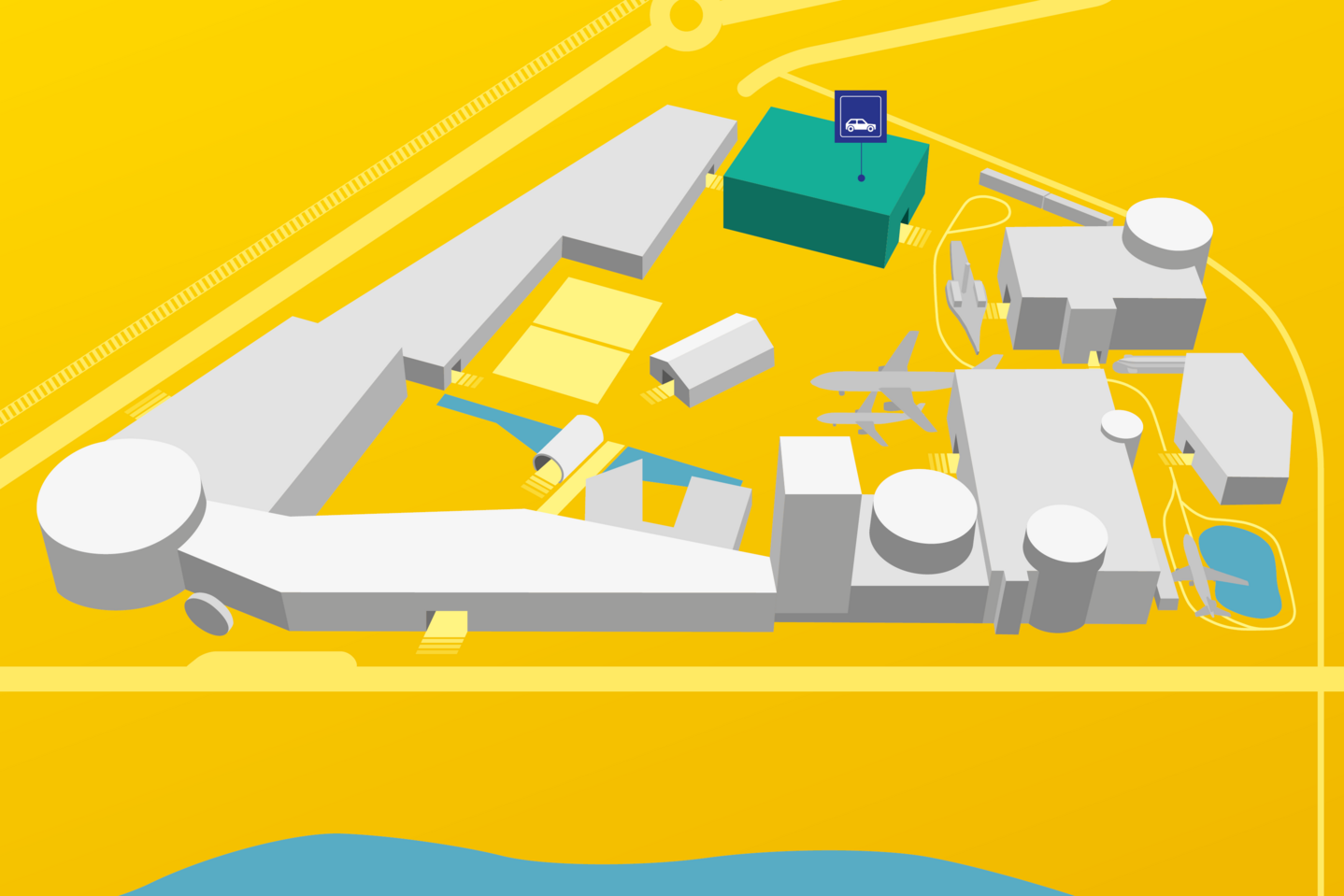 Lage Halle Strassenverkehr