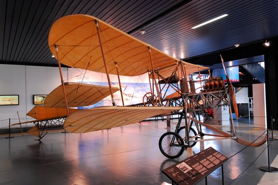 Dufaux 4 im Verkehrshaus der Schweiz