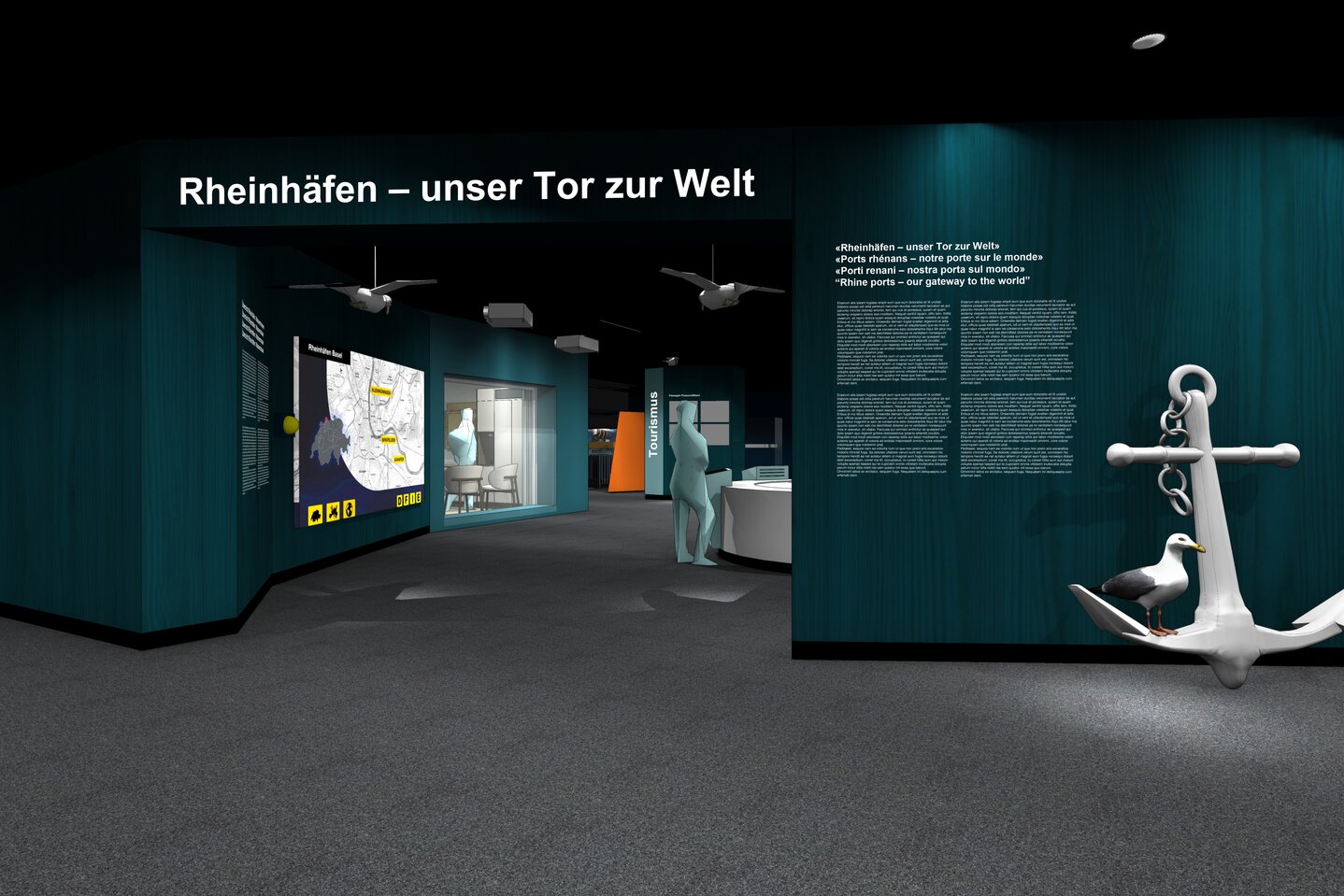 Neue Ausstellung "Rheinhäfen – unser Tor zur Welt"