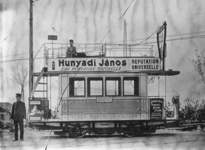 Vevey-Montreux-Chillon-Tramwagen (1888)